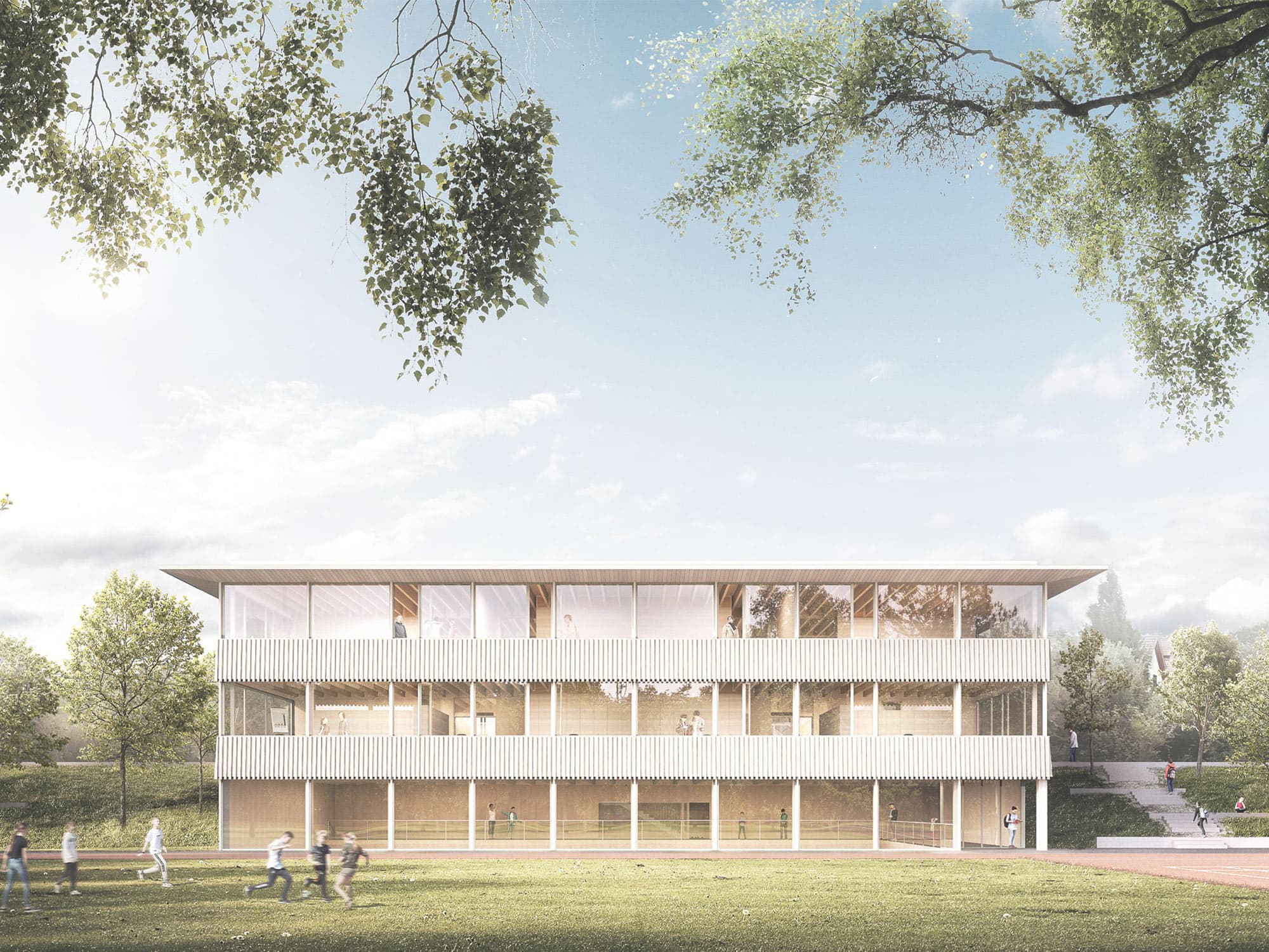 Schulhauserweiterung, Lohn-Ammannsegg